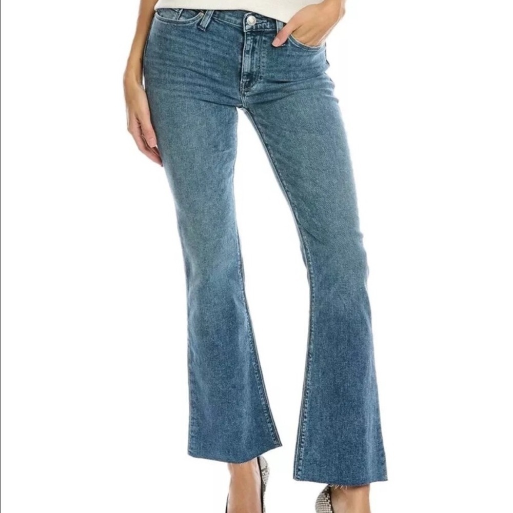 Hudson Jeans Nico Classic Blue Women's Jeans Raw Hem NWT 27